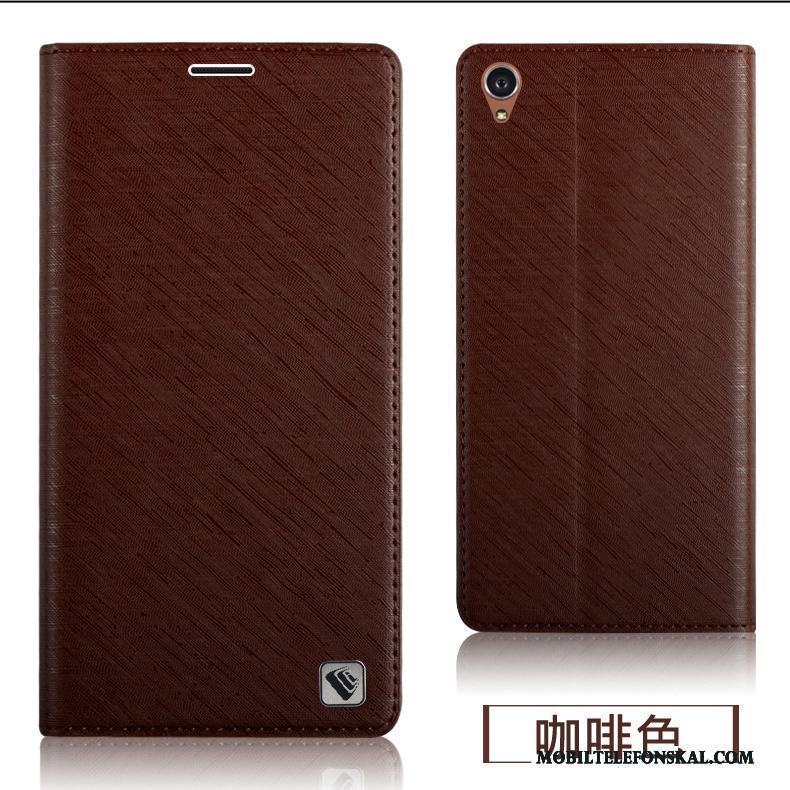 Sony Xperia Z3+ Skal Purpur All Inclusive Fodral Skydd Läderfodral Mjuk