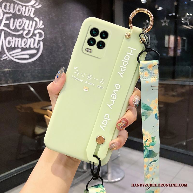 Xiaomi Mi 10 Lite Mjuk Grön Citron Skal Telefon Silikon Fodral Vind