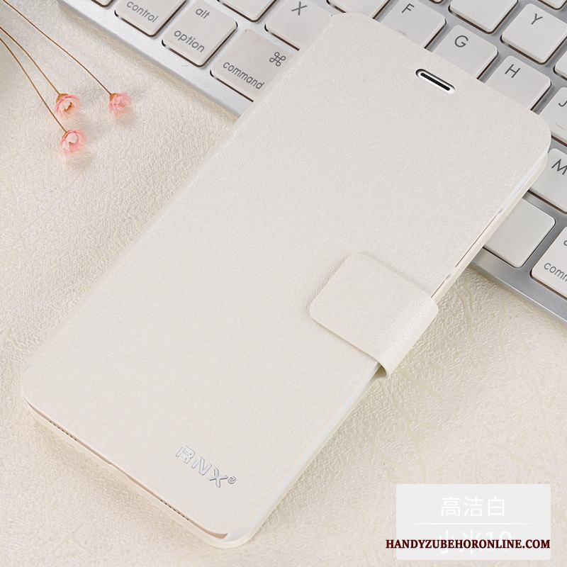 Xiaomi Mi 10 Läderfodral Blå Liten All Inclusive Skydd Skal Telefon