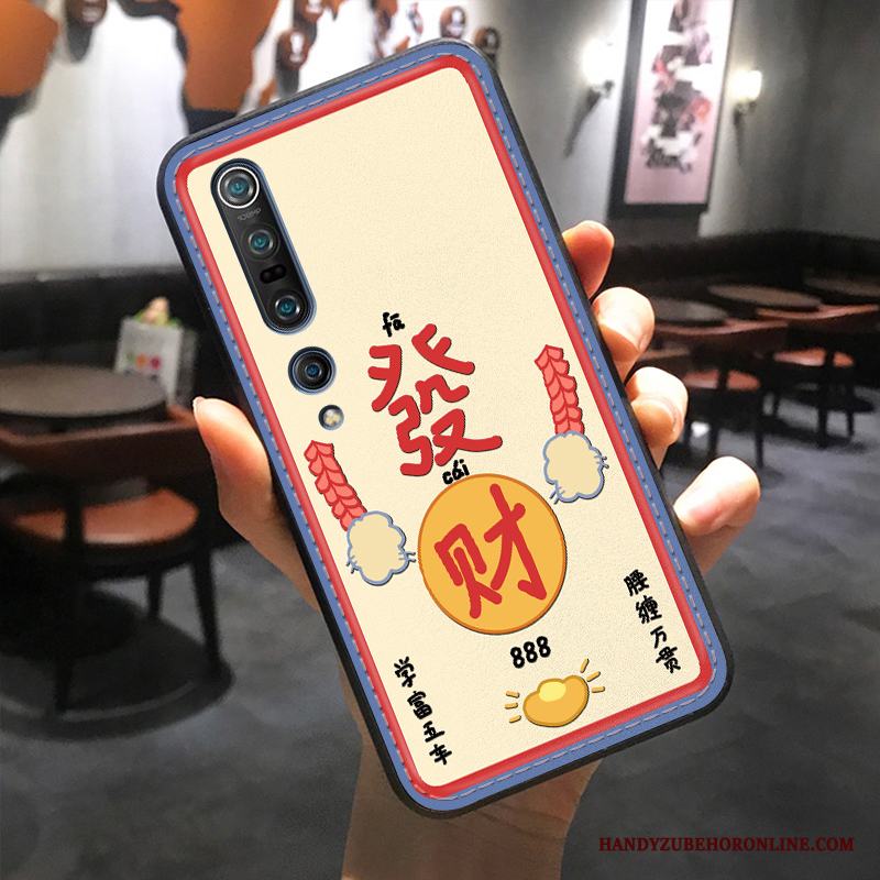 Xiaomi Mi 10 Pro Rikedom Läder Liten Kreativa Fallskydd Skal Råtta