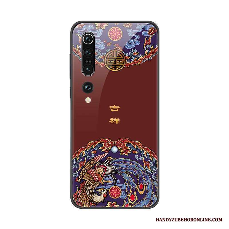 Xiaomi Mi 10 Pro Röd Kreativa Fodral Trend Varumärke Skal Telefon Högt Utbud Kinesisk Stil