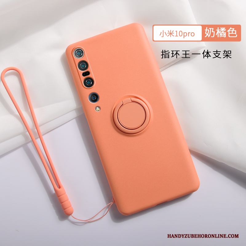 Xiaomi Mi 10 Pro Skal Fallskydd Telefon Blå Slim Net Red Nubuck