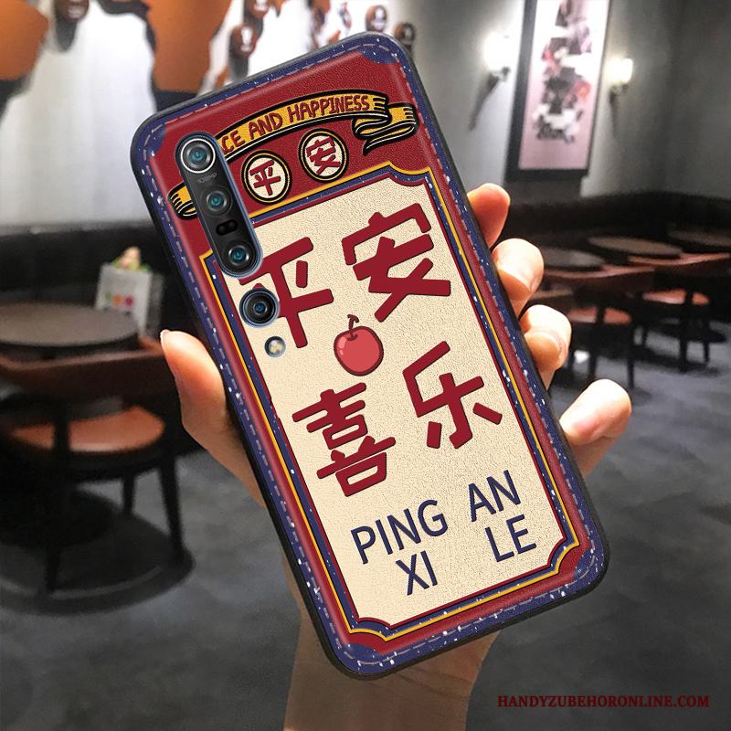 Xiaomi Mi 10 Pro Skal Silikon Läder Mjuk Skydd Kreativa Mönster All Inclusive