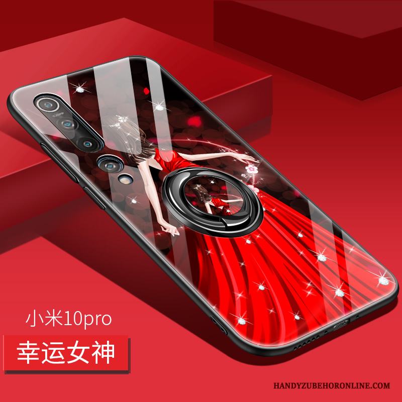 Xiaomi Mi 10 Pro Skal Slim Fodral Fallskydd Lättnad Silikon Mobil Telefon Blå