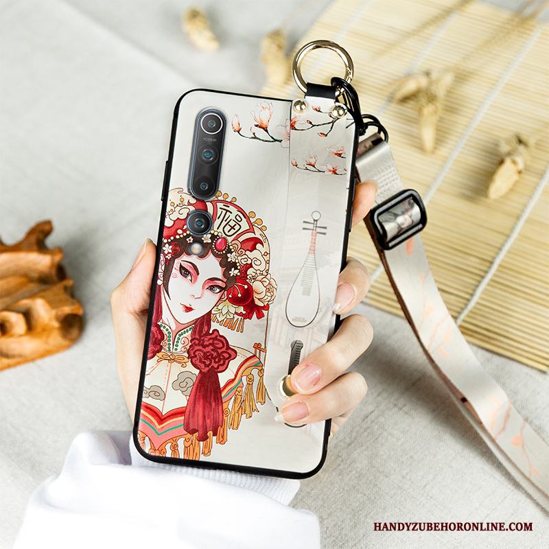 Xiaomi Mi 10 Skal Peking Opera Personlighet Fodral Mjuk Kinesisk Stil Skydd Kreativa