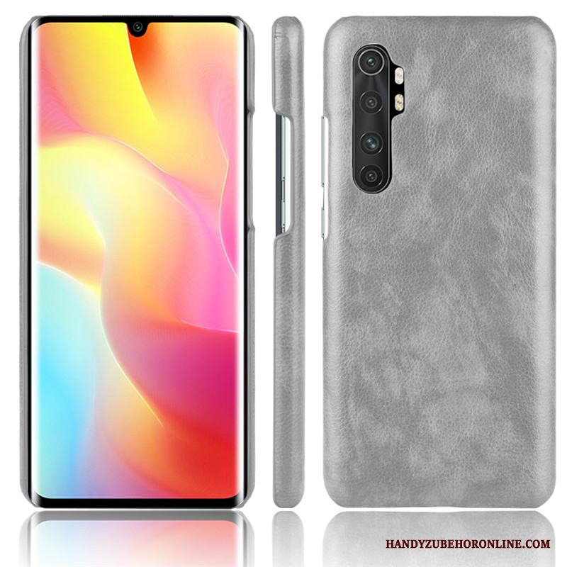 Xiaomi Mi Note 10 Lite Fodral Läder Skydd Skal Telefon Ungdom Mönster Litchi