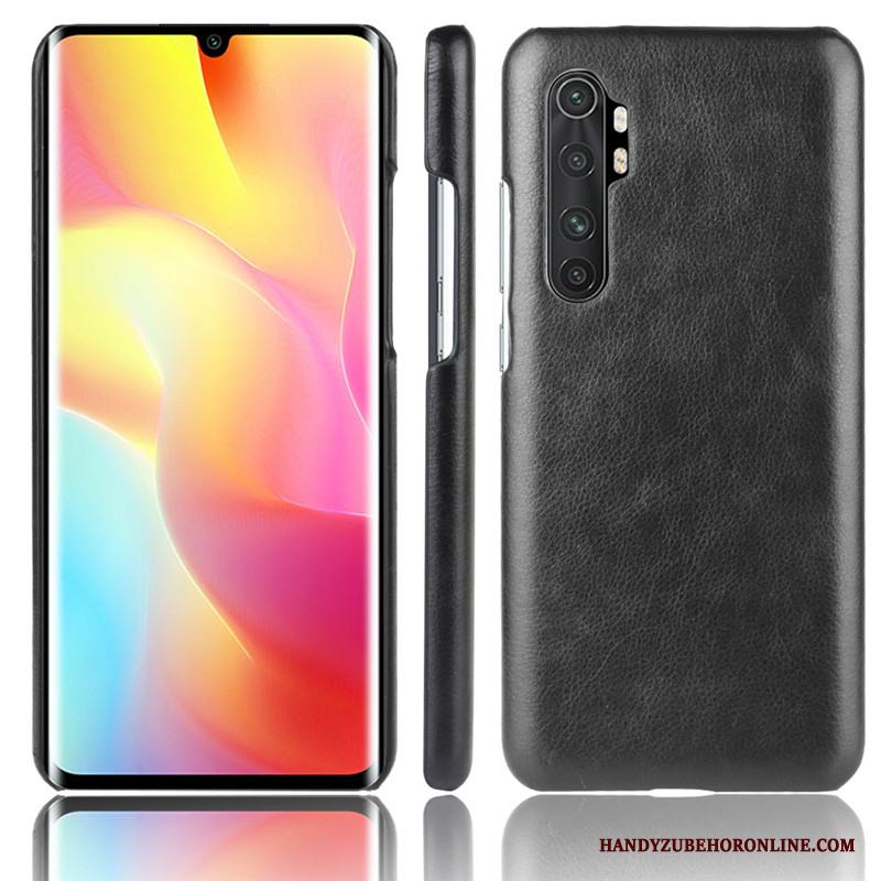 Xiaomi Mi Note 10 Lite Fodral Läder Skydd Skal Telefon Ungdom Mönster Litchi