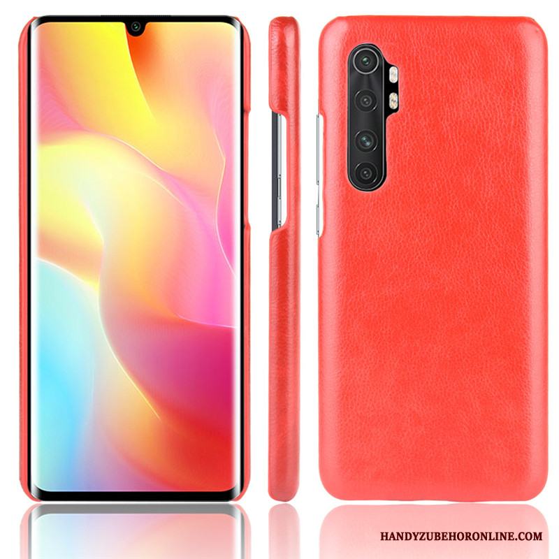 Xiaomi Mi Note 10 Lite Fodral Läder Skydd Skal Telefon Ungdom Mönster Litchi