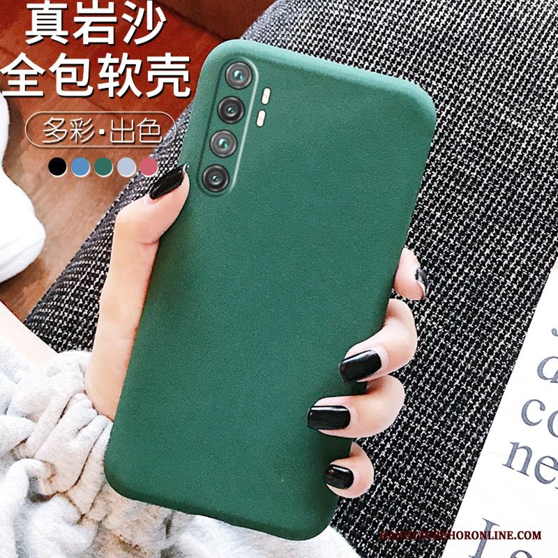 Xiaomi Mi Note 10 Lite Grå Skal Telefon Silikon Fallskydd Liten Grön All Inclusive