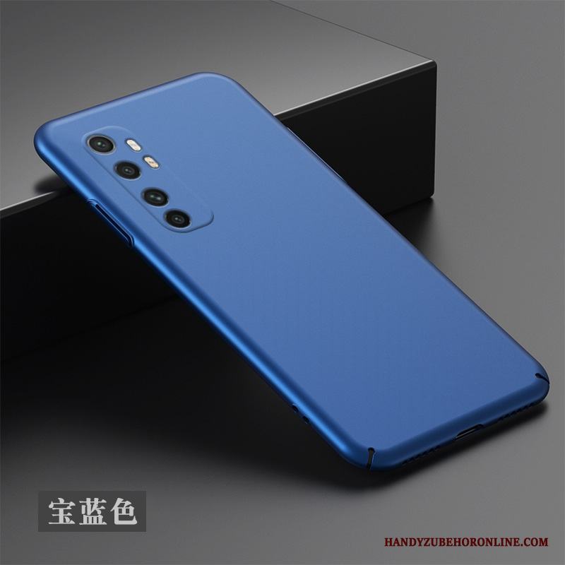 Xiaomi Mi Note 10 Lite Hård Skal Telefon Svart Enkel All Inclusive Nubuck Liten