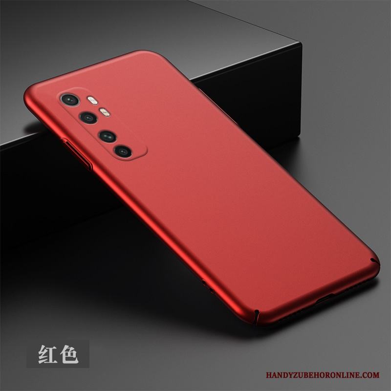 Xiaomi Mi Note 10 Lite Hård Skal Telefon Svart Enkel All Inclusive Nubuck Liten