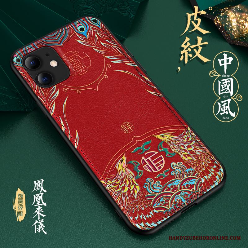 iPhone 11 Fallskydd Fodral Skal Telefon All Inclusive Kinesisk Stil Trend Net Red