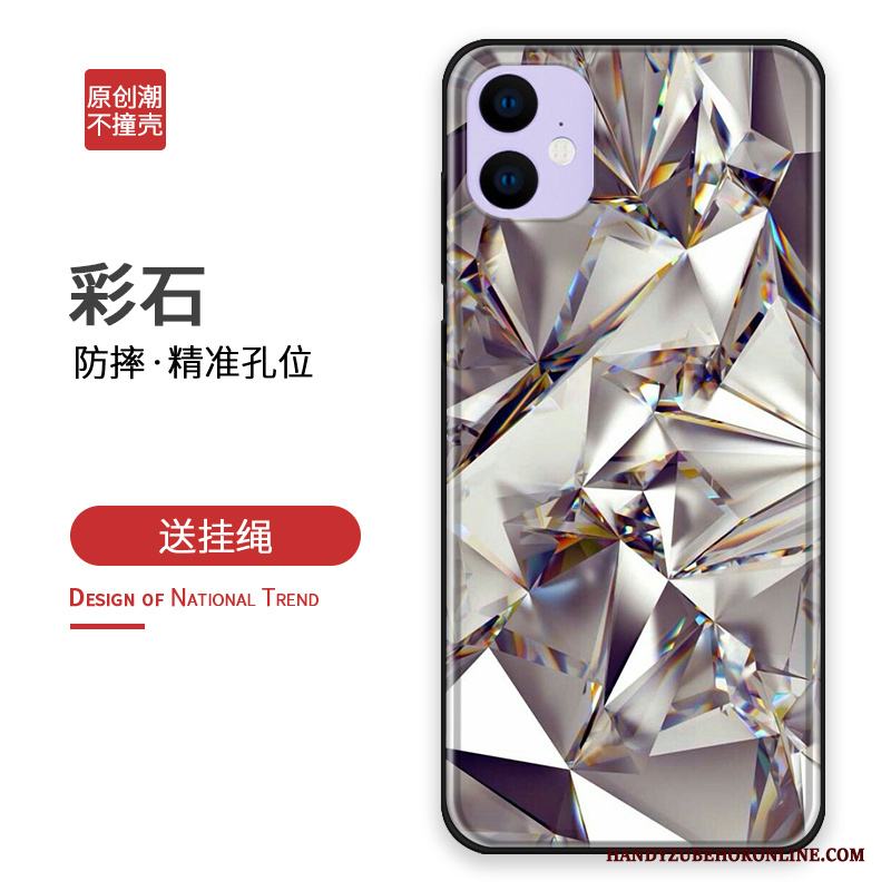 iPhone 11 Fodral Personlighet Kreativa Anpassa All Inclusive Silikon Skal Telefon