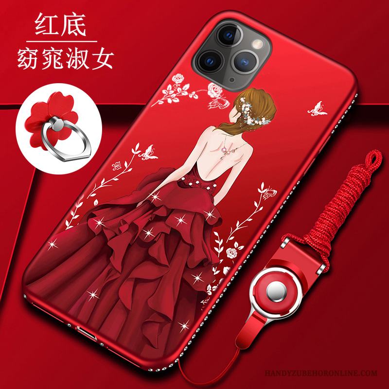 iPhone 11 Pro Fallskydd All Inclusive Röd Silikon Fodral Skal Telefon