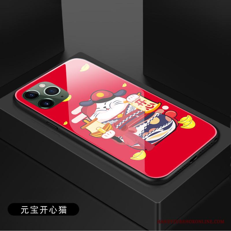 iPhone 11 Pro Ny Äktenskap Kinesisk Stil Festliga Röd Anpassa Skal Telefon