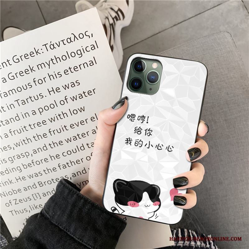 iPhone 11 Pro Skal Diamantform Trend Mönster Svart Telefon
