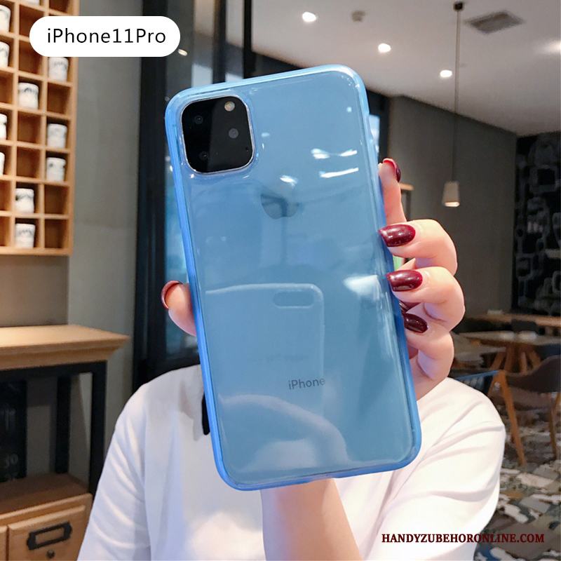 iPhone 11 Pro Skal Fodral Silikon Vit Personlighet Skydd Mjuk Enkel