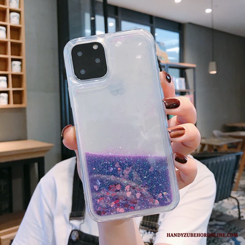 iPhone 11 Pro Skal Net Red Vacker Mjuk Tecknat Trend Varumärke Kvicksand Rosa