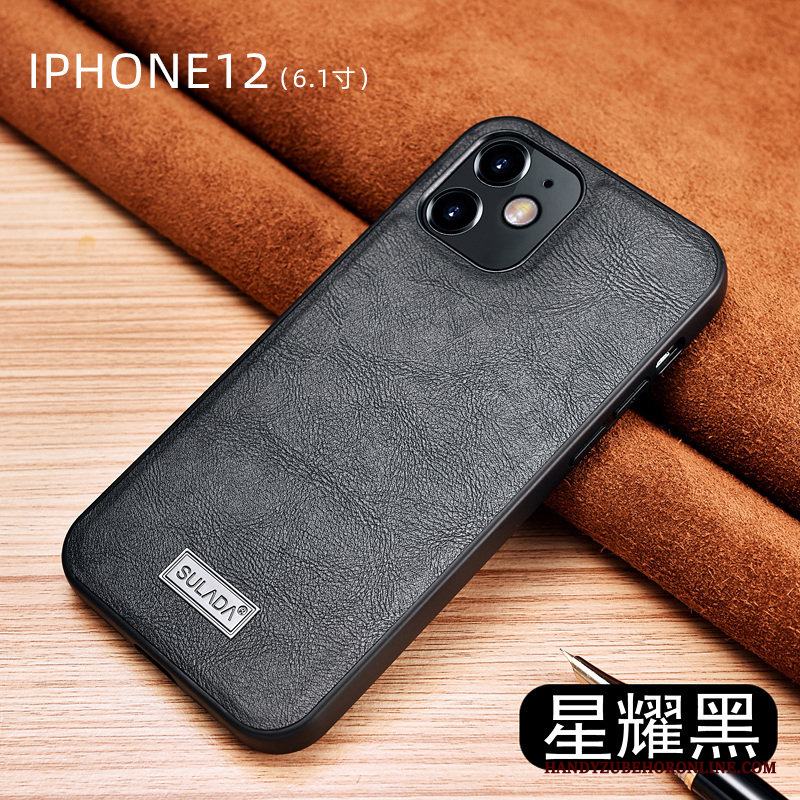 iPhone 12 Fodral Högt Utbud Skydd Skal Telefon All Inclusive Knight Nubuck