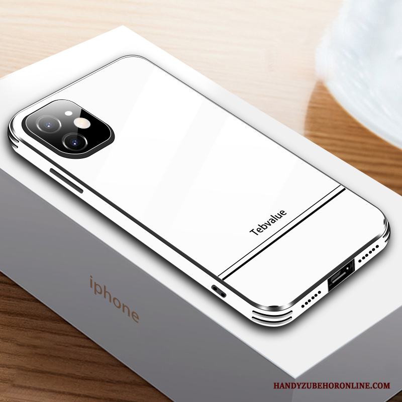 iPhone 12 Mini Solid Färg Grå Skal Telefon Fallskydd Mode Högt Utbud Glas