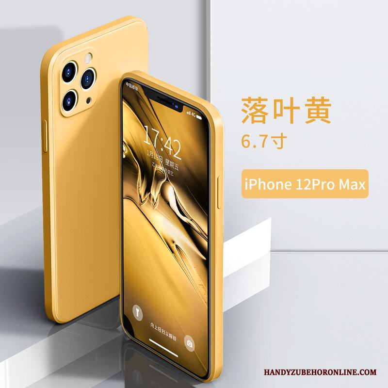 iPhone 12 Pro Max Mjuk Silikon Purpur Skal Telefon Fodral Personlighet Kreativa