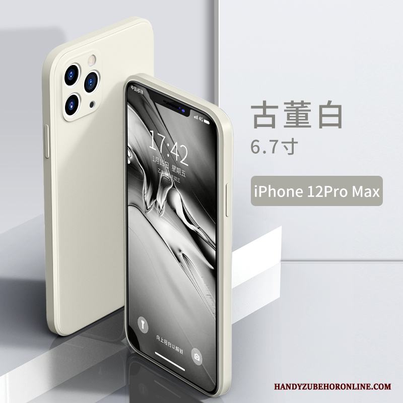 iPhone 12 Pro Max Mjuk Silikon Purpur Skal Telefon Fodral Personlighet Kreativa