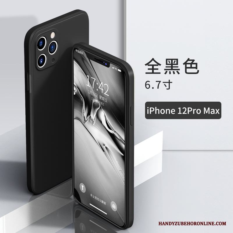 iPhone 12 Pro Max Mjuk Silikon Purpur Skal Telefon Fodral Personlighet Kreativa