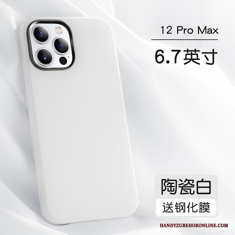 iPhone 12 Pro Max Net Red Personlighet Skal Telefon Fodral Ny Silikon Skydd