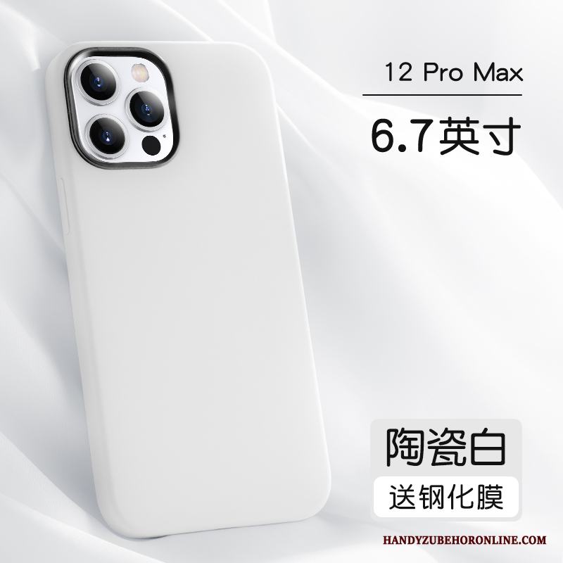 iPhone 12 Pro Max Net Red Personlighet Skal Telefon Fodral Ny Silikon Skydd
