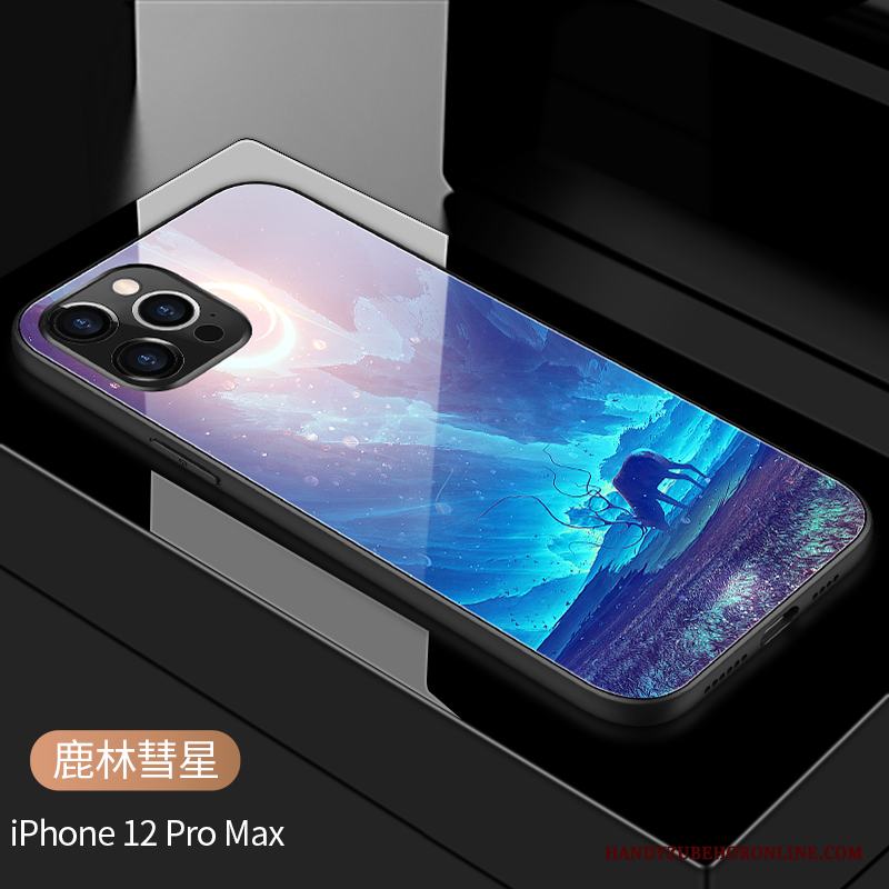 iPhone 12 Pro Max Par Rektangel Stjärna Glas Fallskydd Trend Varumärke Skal Telefon
