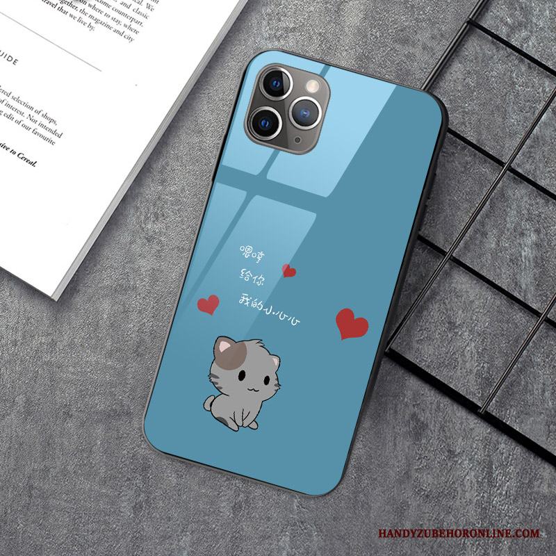 iPhone 12 Pro Tecknat Katt Kreativa Par Ny Personlighet Skal Telefon