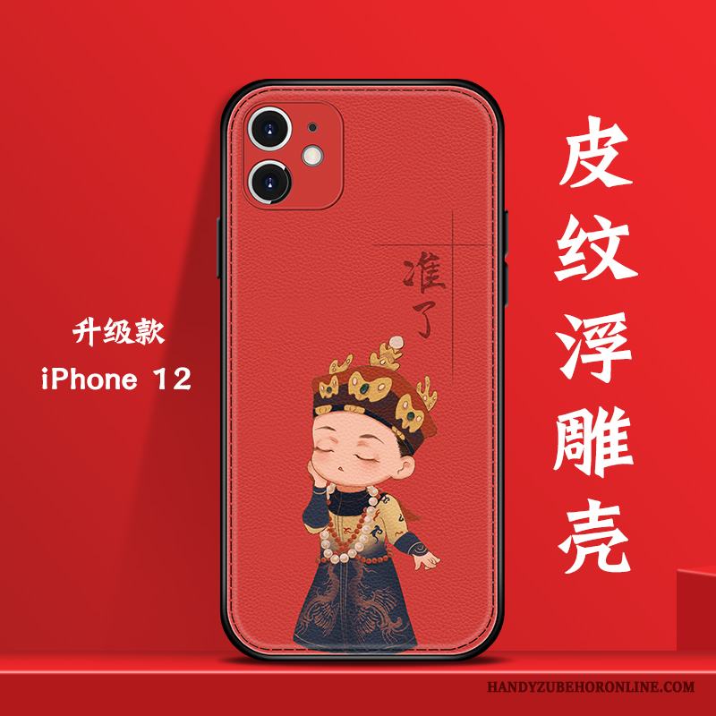 iPhone 12 Skal Ny Kinesisk Stil Personlighet Mini Kreativa Vacker Net Red