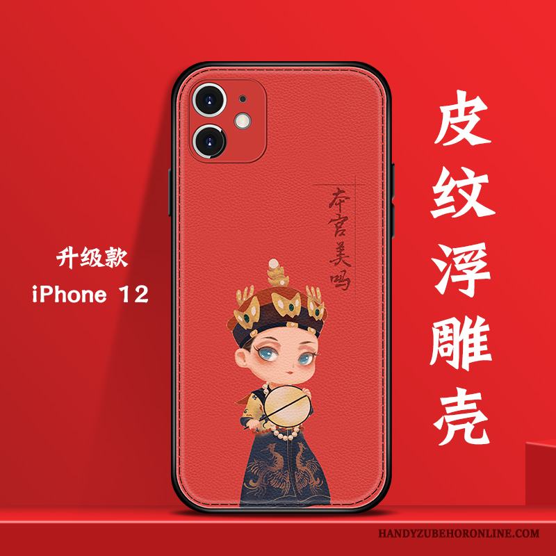 iPhone 12 Skal Ny Kinesisk Stil Personlighet Mini Kreativa Vacker Net Red