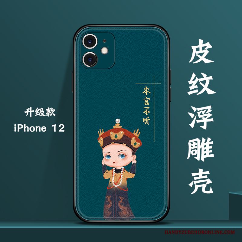 iPhone 12 Skal Ny Kinesisk Stil Personlighet Mini Kreativa Vacker Net Red