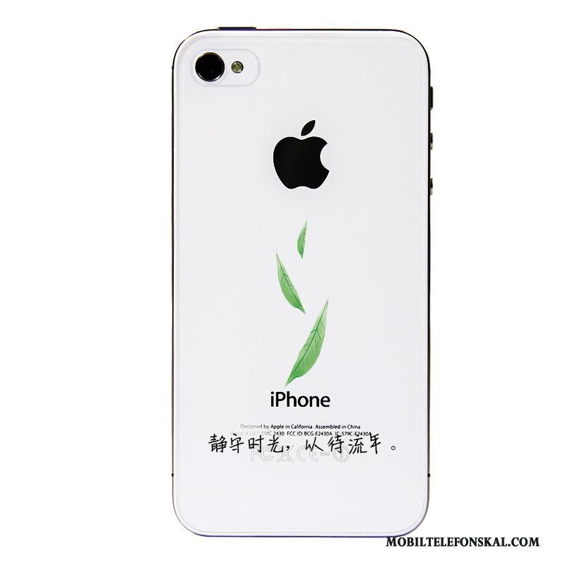 iPhone 4/4s Fodral Skal Silikon Grön All Inclusive Transparent Tecknat