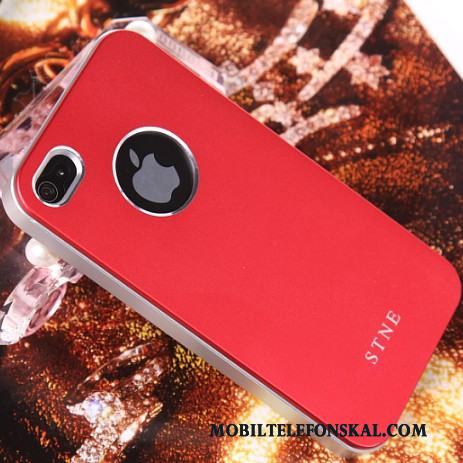 iPhone 4/4s Fodral Skydd Ny Metall Skal Telefon Blå