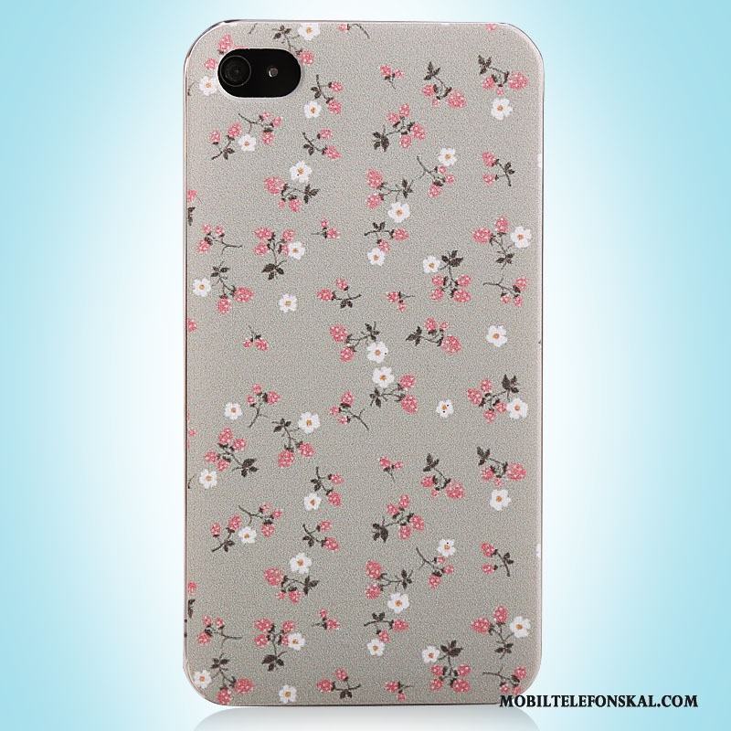 iPhone 4/4s Rosa Retro Skydd Enkel Mobil Telefon Skal Fodral