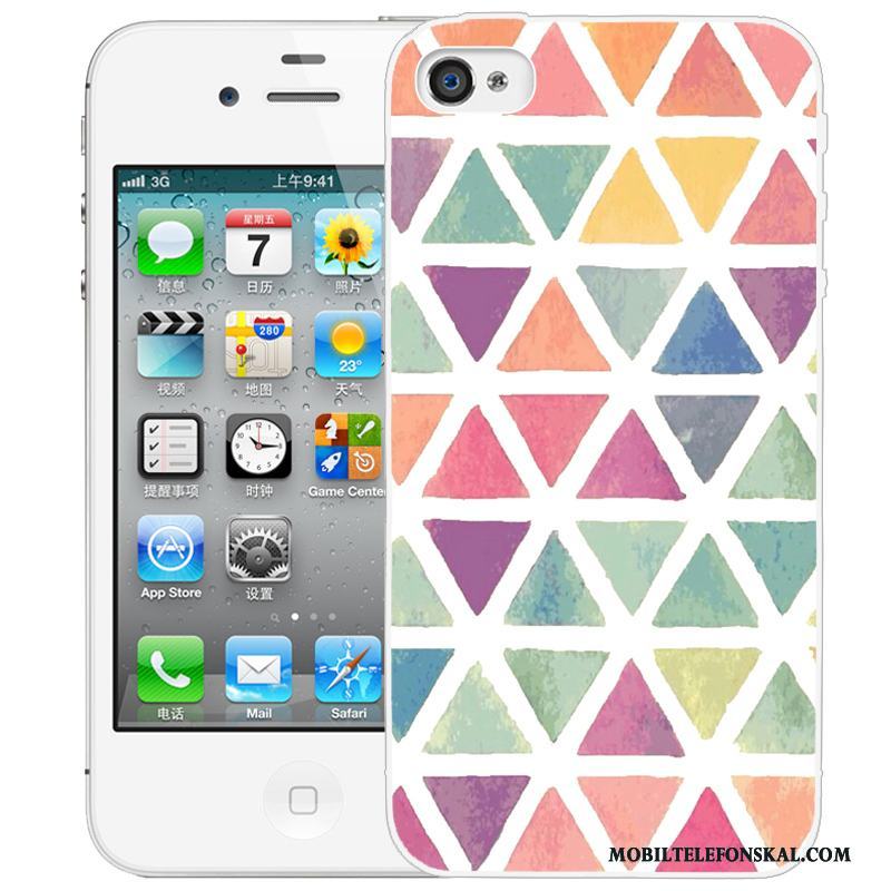 iPhone 4/4s Skal Fodral Silikon Rosa Mobil Telefon Tecknat Skydd