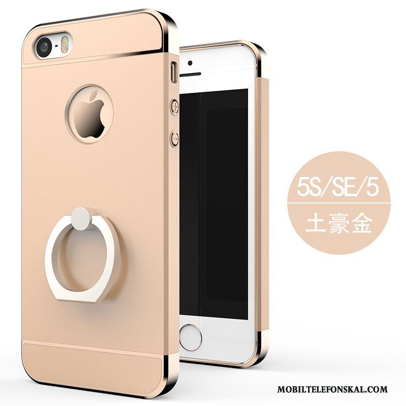 iPhone 5/5s Fallskydd Elegant Rosa Guld Metall Skal Telefon Ny Trend