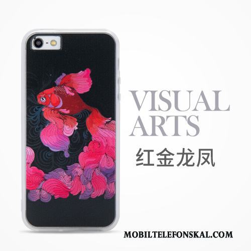 iPhone 5/5s Fodral Fallskydd Skal Telefon Trend Kinesisk Stil Ny Mobil Telefon