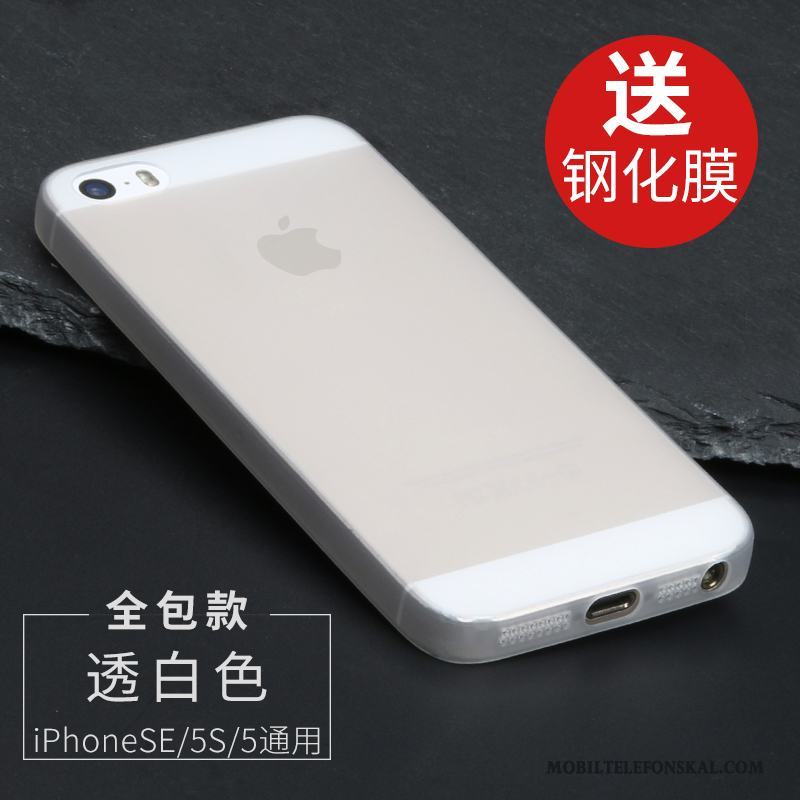 iPhone 5/5s Fodral Slim Skydd All Inclusive Silikon Skal Telefon Blå