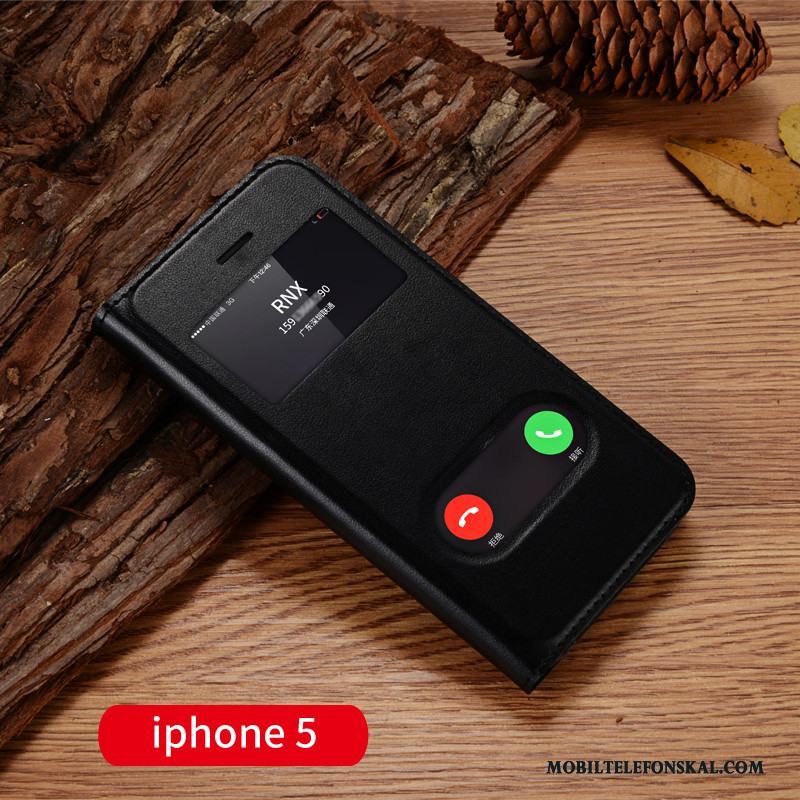 iPhone 5/5s Personlighet Fallskydd Blå Clamshell Slim Skal Telefon Fodral