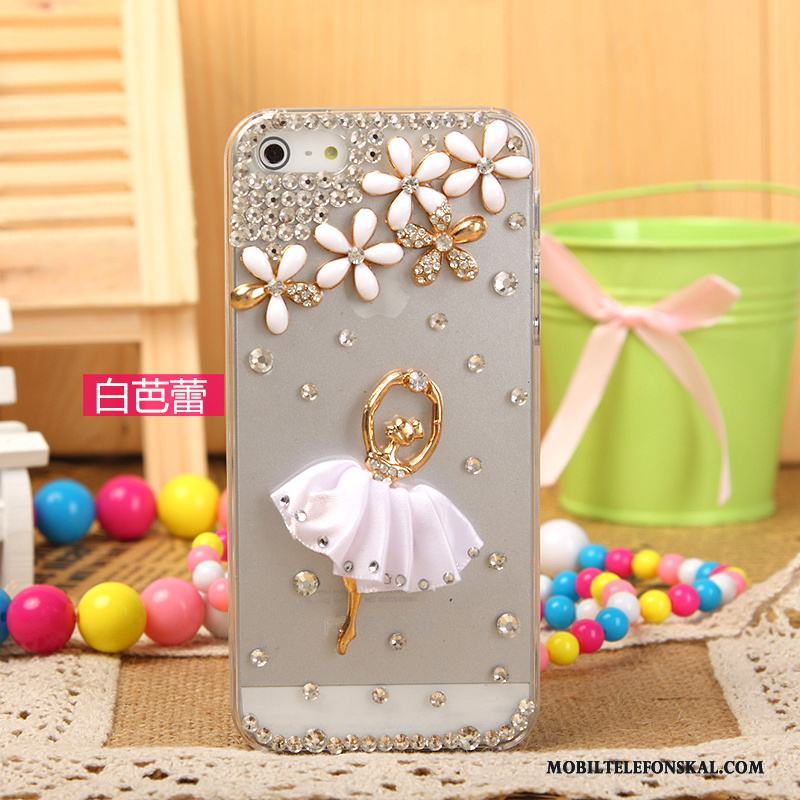 iPhone 5/5s Rosa Fodral Skydd Strass Skal Telefon Mobil Telefon