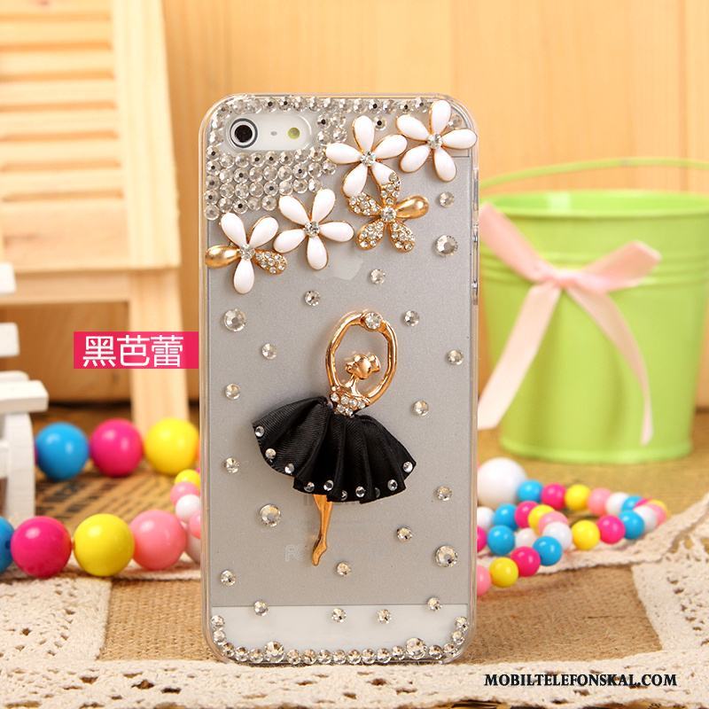 iPhone 5/5s Rosa Fodral Skydd Strass Skal Telefon Mobil Telefon