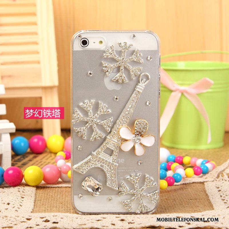 iPhone 5/5s Rosa Fodral Skydd Strass Skal Telefon Mobil Telefon