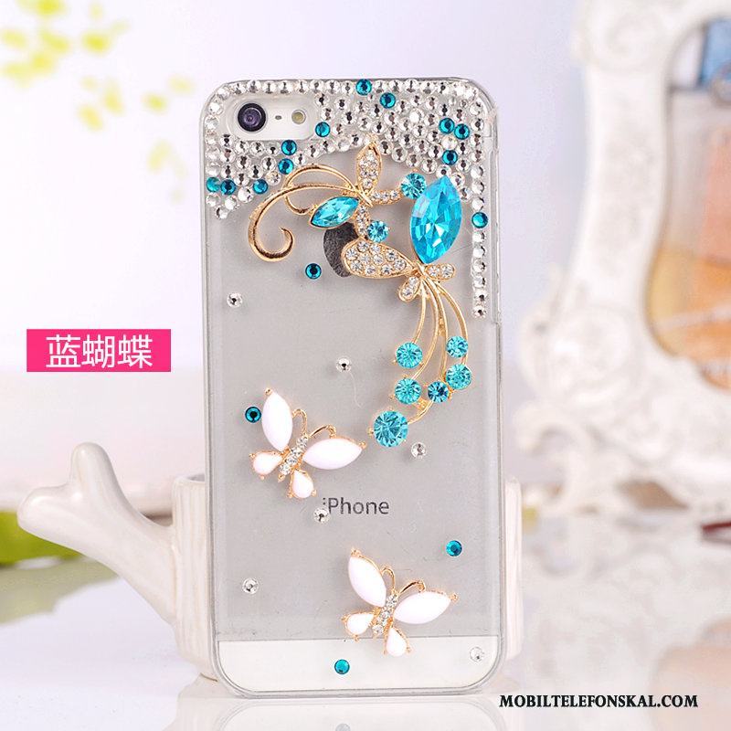 iPhone 5/5s Rosa Fodral Skydd Strass Skal Telefon Mobil Telefon