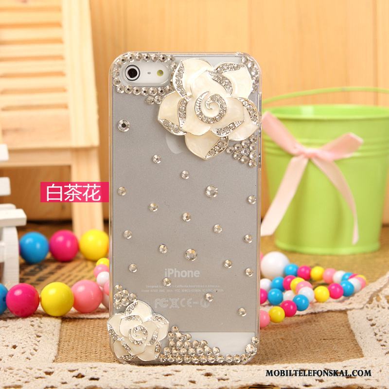 iPhone 5/5s Rosa Fodral Skydd Strass Skal Telefon Mobil Telefon