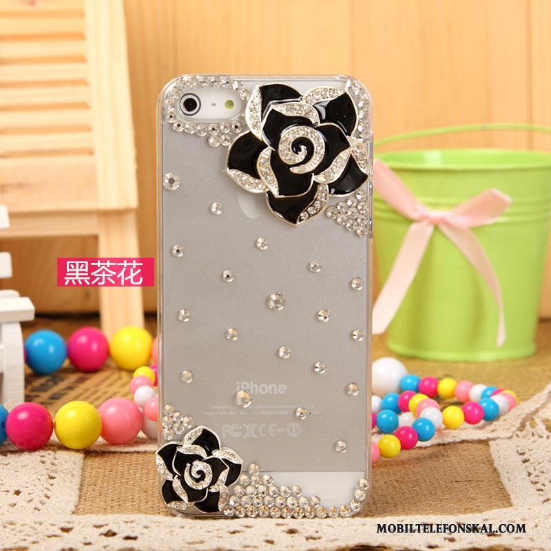 iPhone 5/5s Rosa Fodral Skydd Strass Skal Telefon Mobil Telefon