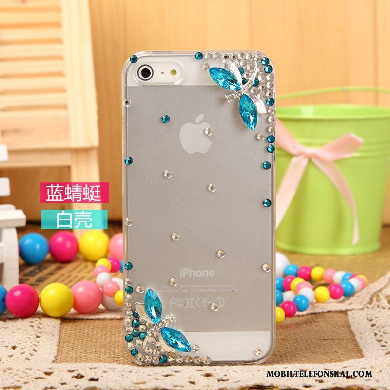 iPhone 5/5s Rosa Fodral Skydd Strass Skal Telefon Mobil Telefon