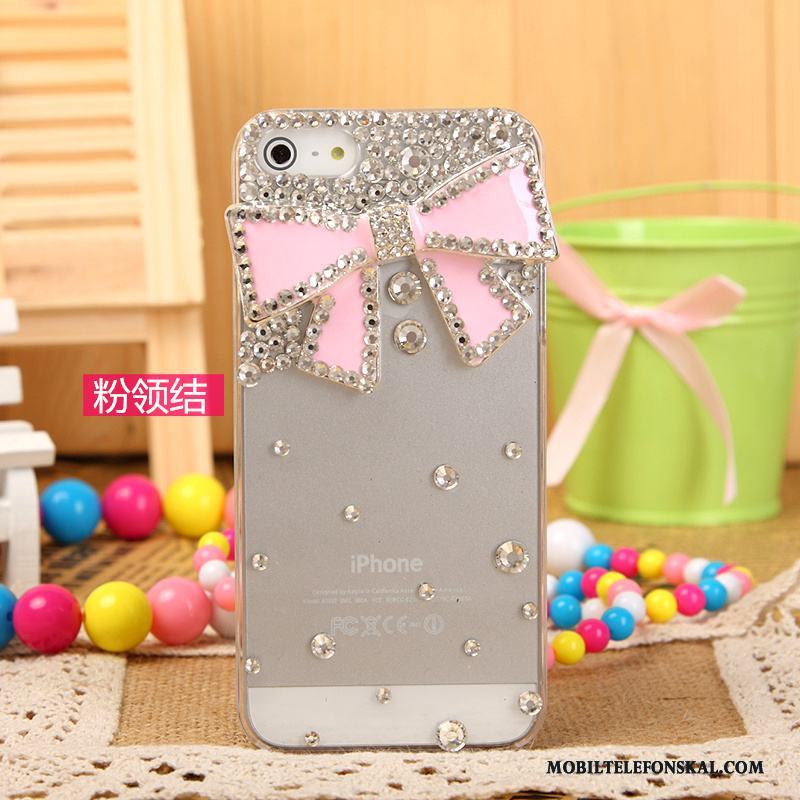 iPhone 5/5s Rosa Fodral Skydd Strass Skal Telefon Mobil Telefon